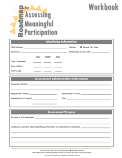 Clickable image. Workbook page titled "Roadmap for Assessing Meaningful Participation"