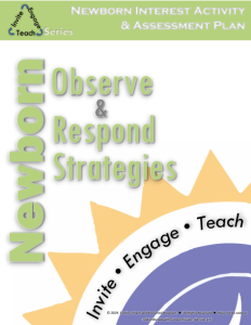 Clickable image. Cover page for Newborn Observe & Respond Strategies.